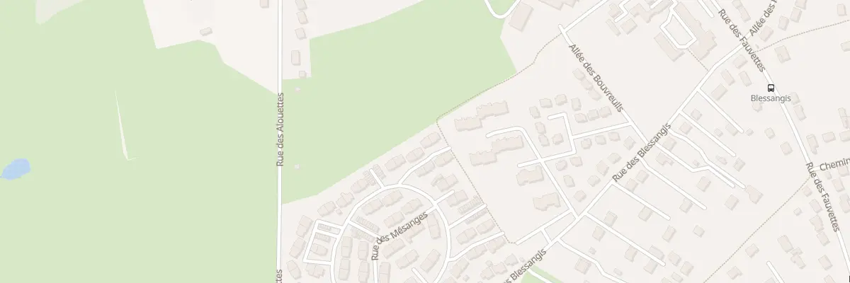 Plan du 44 Rue des Mésanges à Bourges