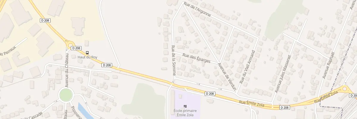 Plan du 2 Rue des Eparges à Sarcelles