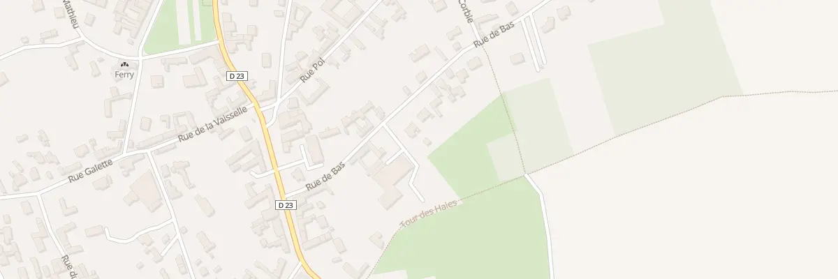 Plan du 8 Rue de Bas à Beauquesne