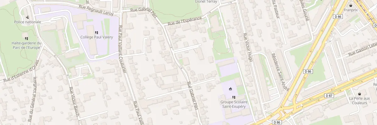 Plan du 44 Rue Gabriel Péri à Thiais