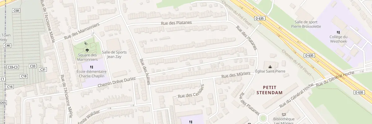 Plan du 38 Rue des Oliviers à Coudekerque-Branche