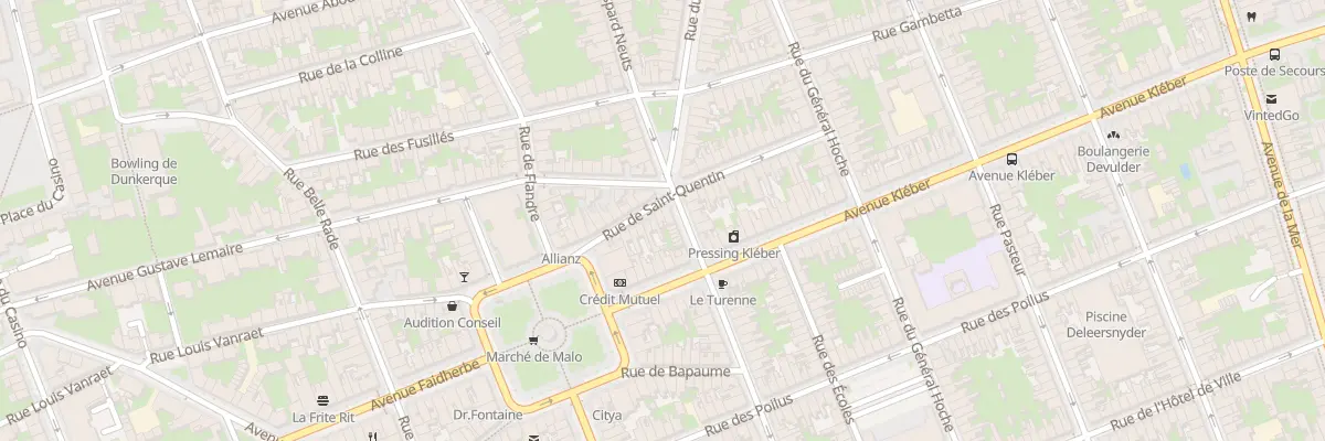 Plan du 16 Rue de Saint-Quentin à Dunkerque