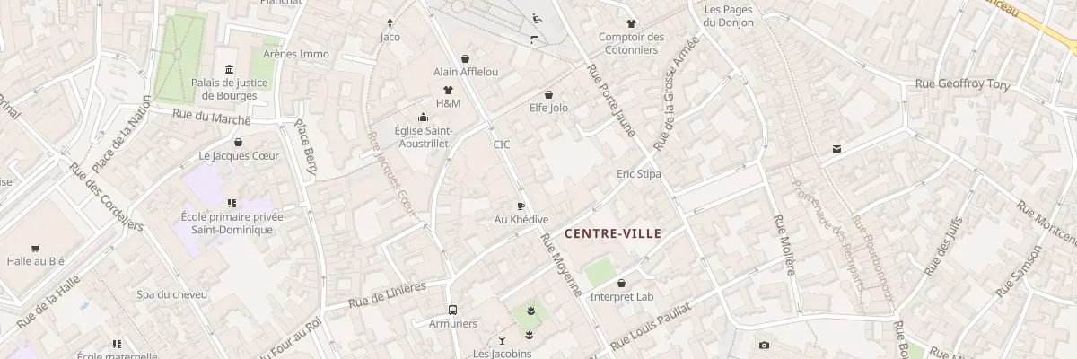 Plan du 21 Rue Moyenne aux Aix-d’Angillon