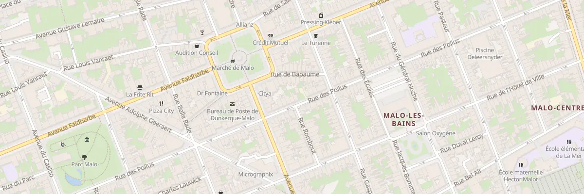 Plan du 71 Rue des Poilus à Dunkerque