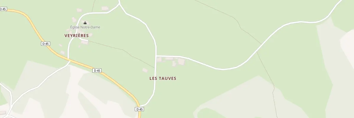 Plan du 4 Les Tauves à Veyrières