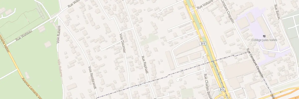 Plan du 26 Rue Raphaël à Vitry-sur-Seine