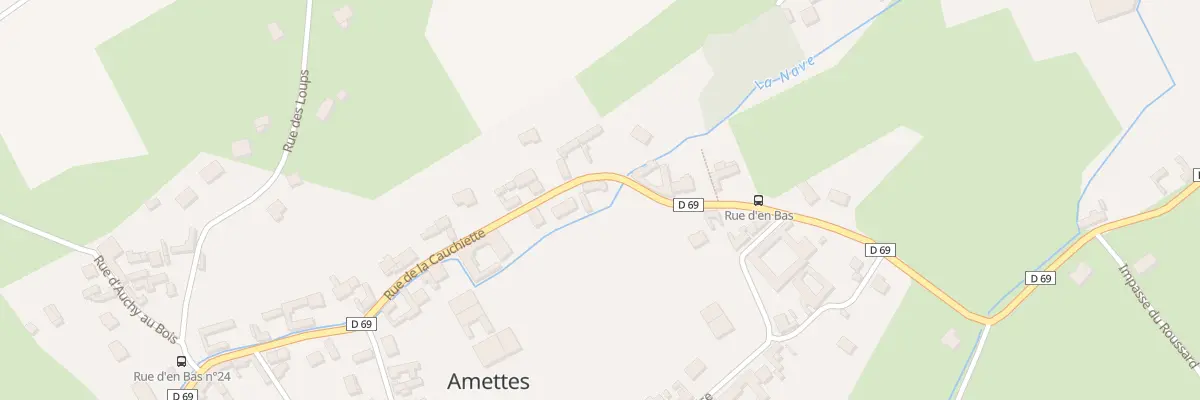 Plan du 6 Rue d’En Bas à Amettes