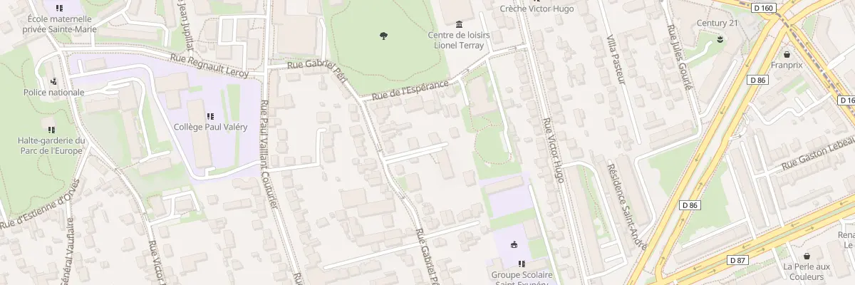 Plan du 52 Rue Gabriel Péri à Thiais