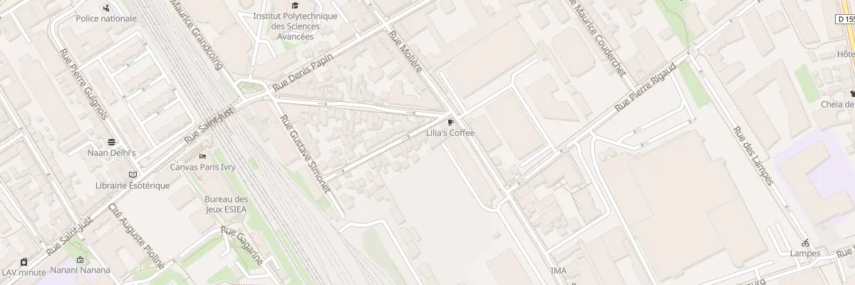 Plan du 3B Rue Gustave Simonet à Ivry-sur-Seine