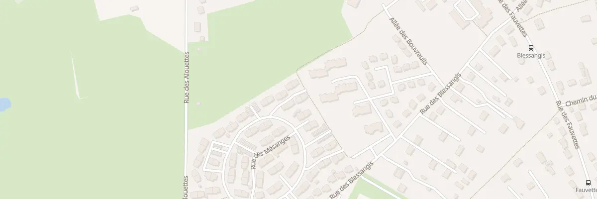 Plan du 38 Rue des Mésanges à Bourges
