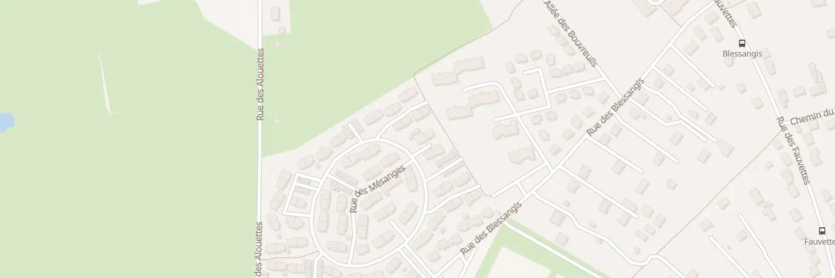Plan du 32 Rue des Mésanges à Bourges