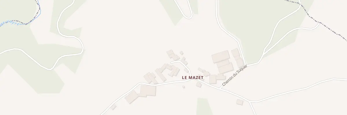 Plan du 5066 Le Mazet à Quins