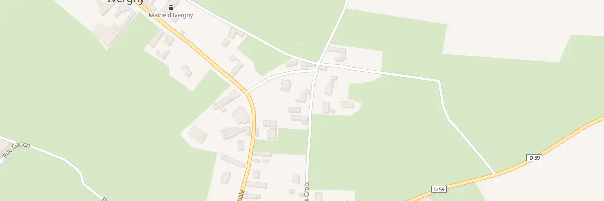 Plan du 19 Rue des Croix à Ivergny