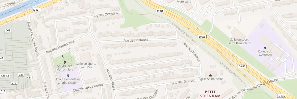 Plan du 36 Rue des Platanes à Coudekerque-Branche