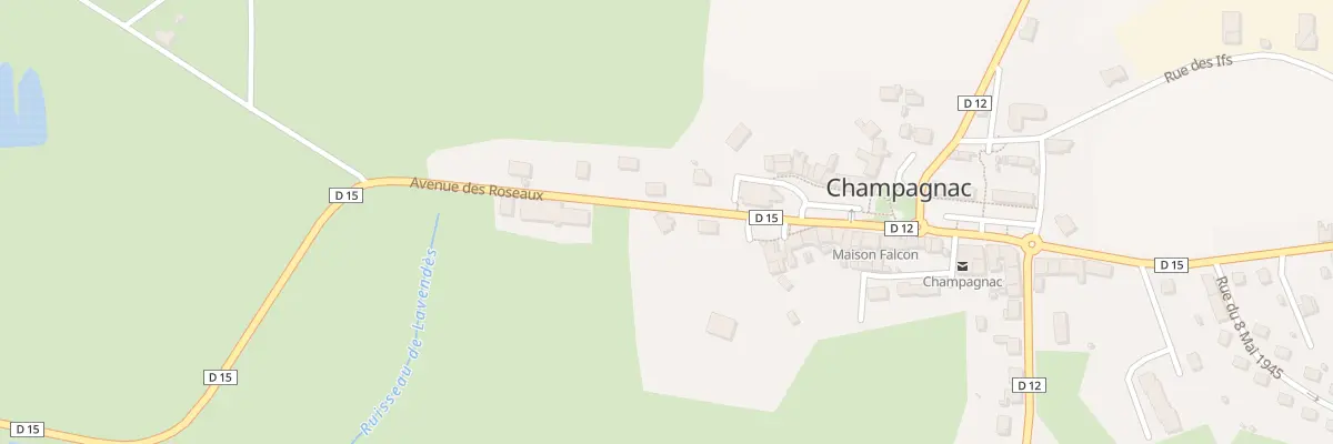 Plan du 6151 Le Bourg à Champagnac