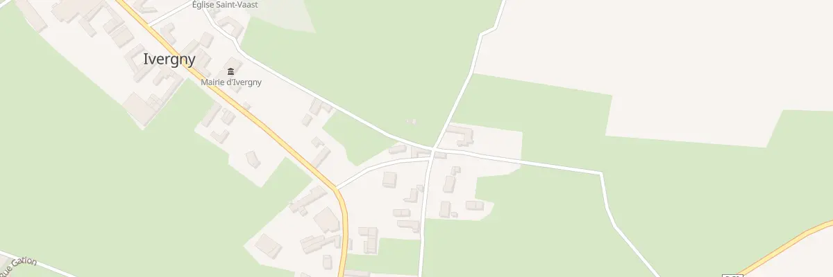 Plan du 27 Rue des Croix à Ivergny