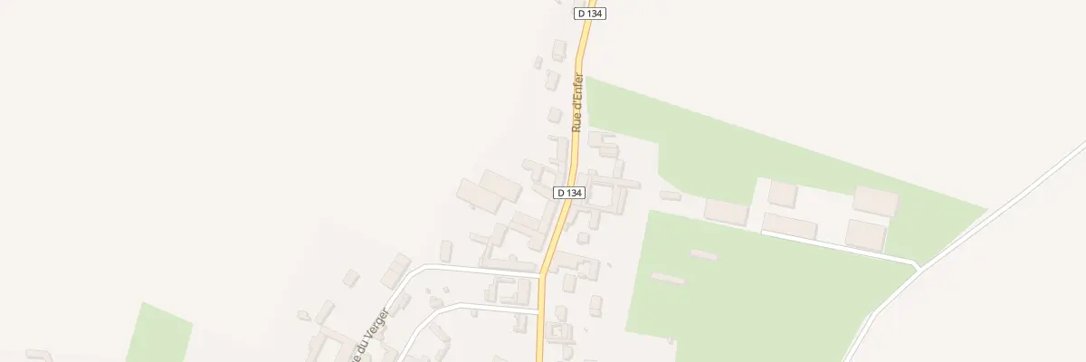 Plan du 8 Rue d’Enfer à Louvrechy