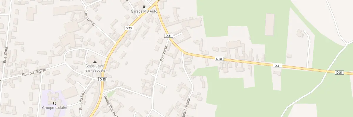 Plan du 31 Rue Saint-antoine à Beauquesne