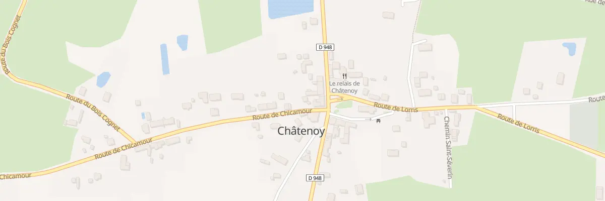 Plan du 1 Rte de Bellegarde à Châtenoy