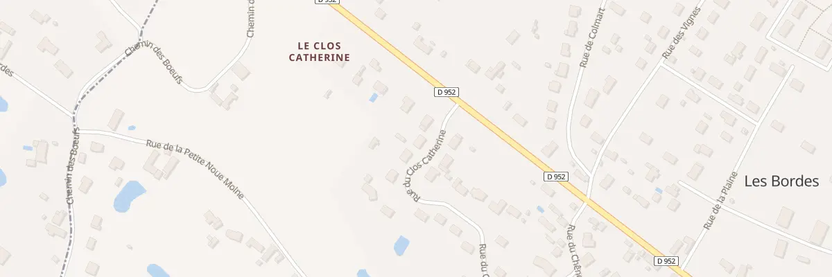 Plan du 27 Rue du Clos Catherine aux Bordes