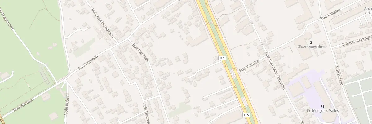 Plan du 58 Rue Raphaël à Vitry-sur-Seine