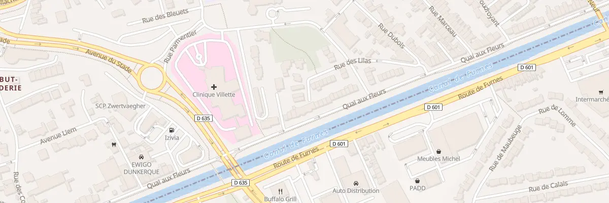 Plan du 433 Quai aux Fleurs à Dunkerque