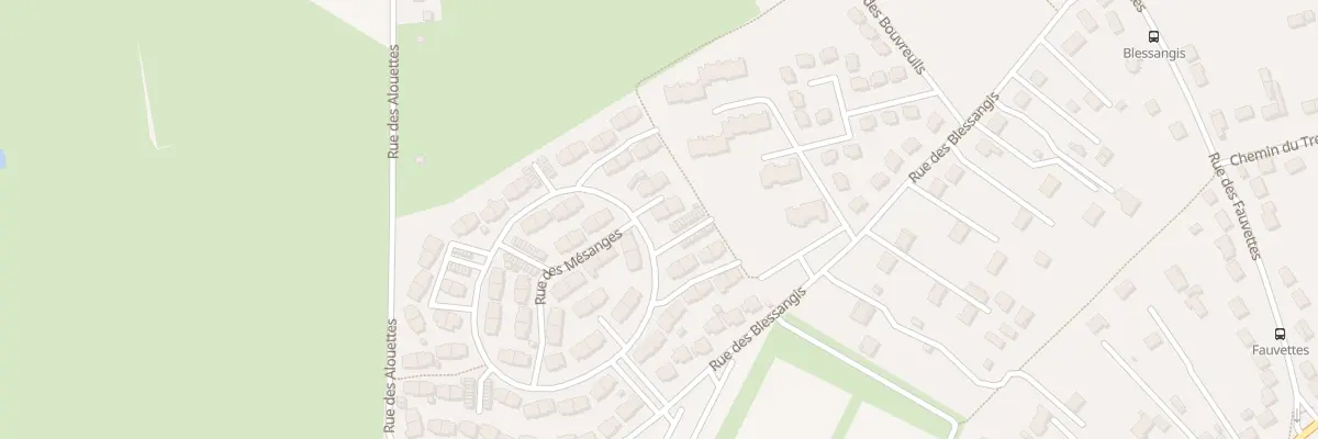 Plan du 26 Rue des Mésanges à Bourges