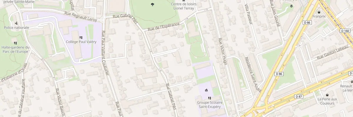 Plan du 50 Rue Gabriel Péri à Thiais