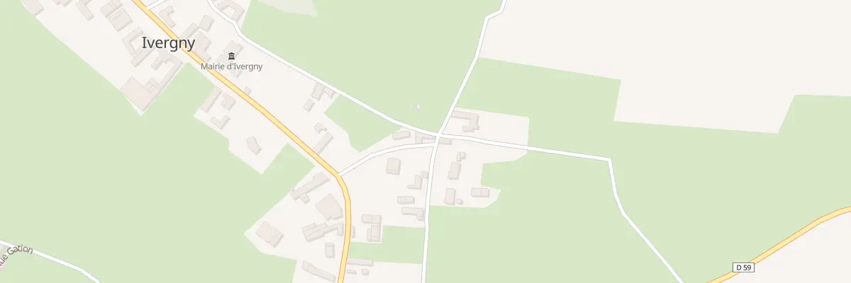 Plan du 25 Rue des Croix à Ivergny