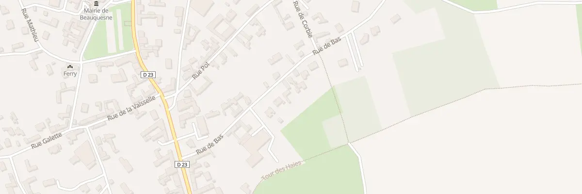Plan du 12 Rue de Bas à Beauquesne