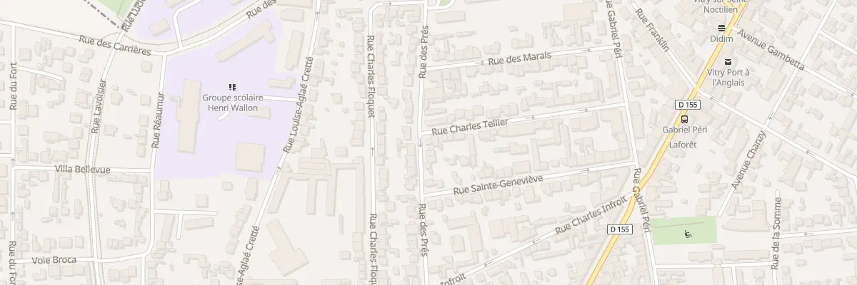 Plan du 41 Rue Charles Tellier à Vitry-sur-Seine