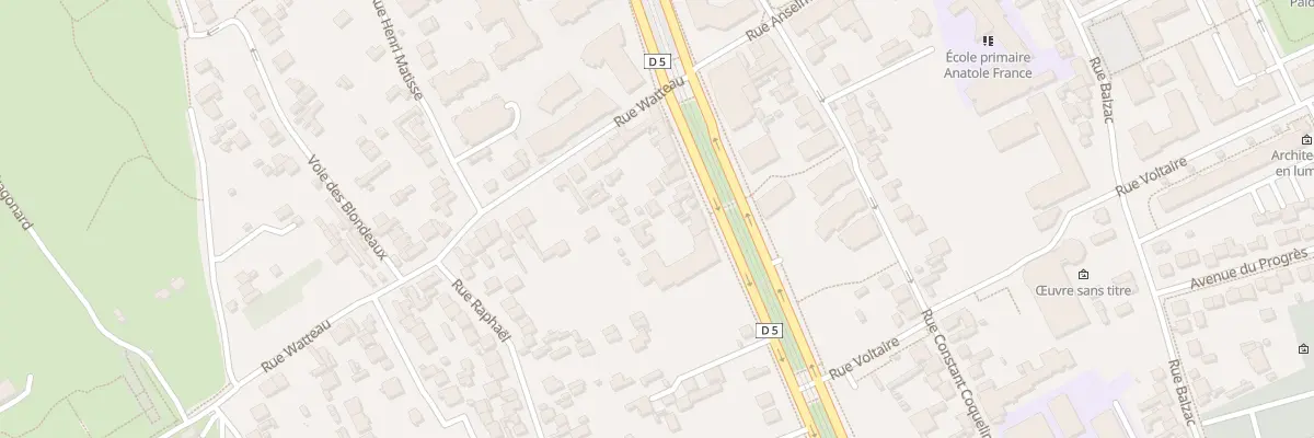 Plan du 65 Av Rouget de Lisle à Vitry-sur-Seine