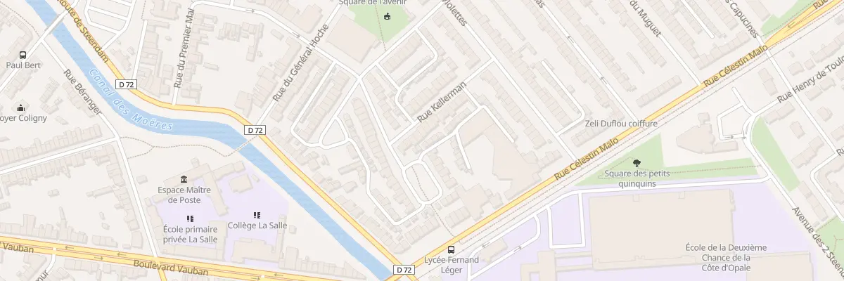Plan du 8 Rue Kellerman à Coudekerque-Branche