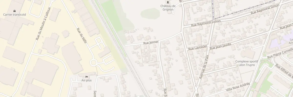 Plan du 5 Rue Jenner à Orly