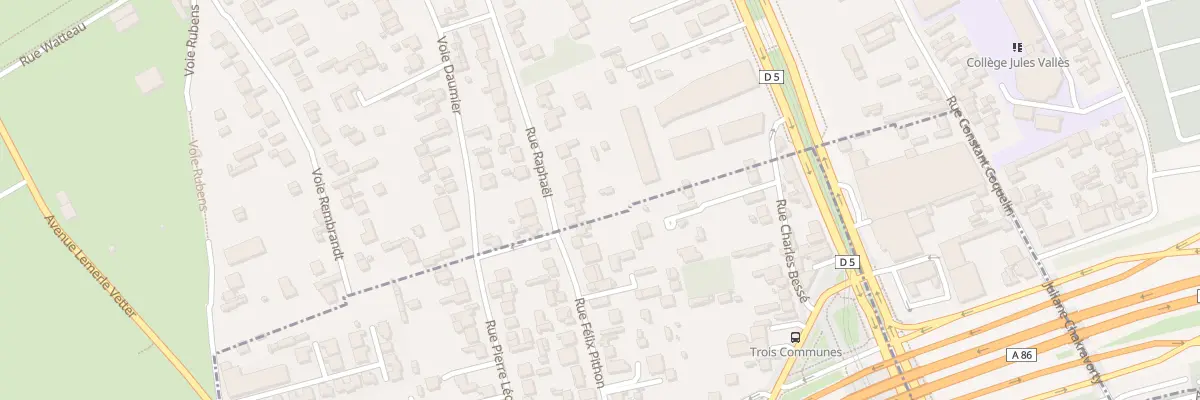 Plan du 4 Rue Raphaël à Vitry-sur-Seine
