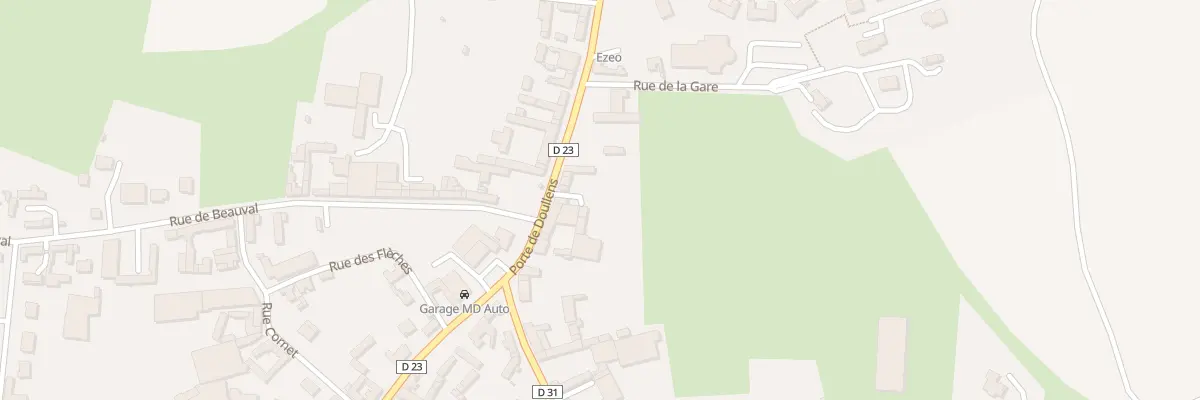 Plan du 2B Pte de Doullens à Beauquesne