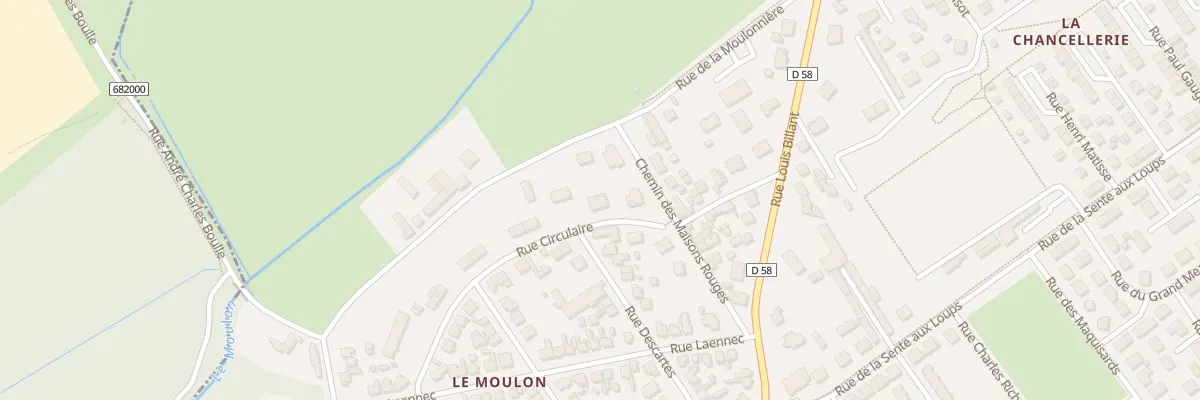 Plan du 23 Rue Circulaire à Bourges