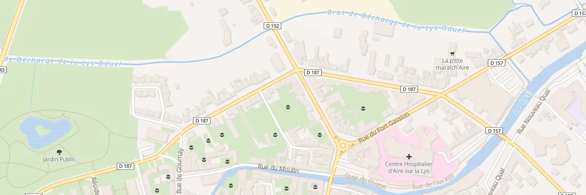 Plan du 17 Rue de Saint-martin à Aire-sur-la-Lys