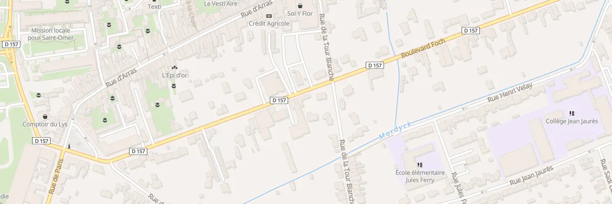 Plan du 41 Bd Foch à Aire-sur-la-Lys