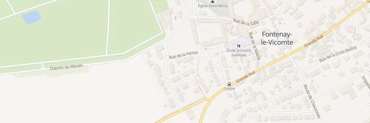 Plan du 6 Rue de la Ferme à Fontenay-le-Vicomte