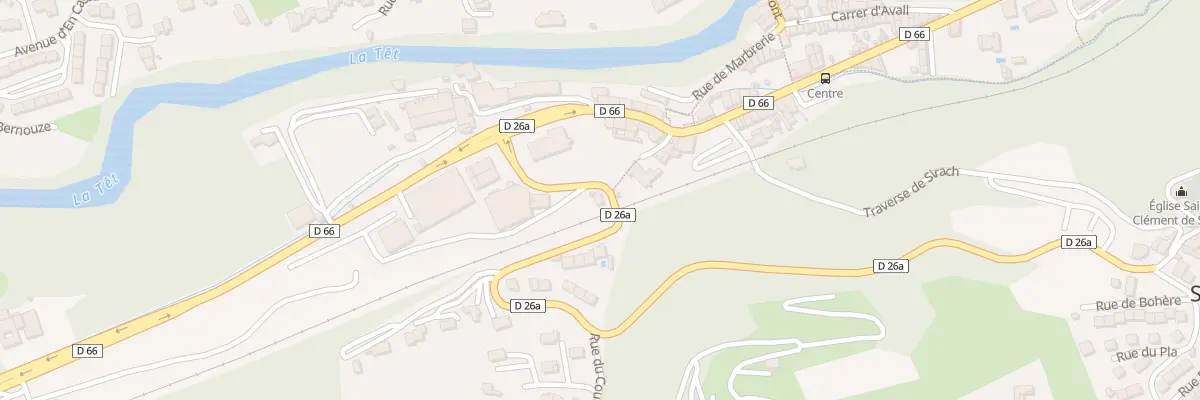 Plan du 9001 Vc Coste de Sirach à Ria-Sirach