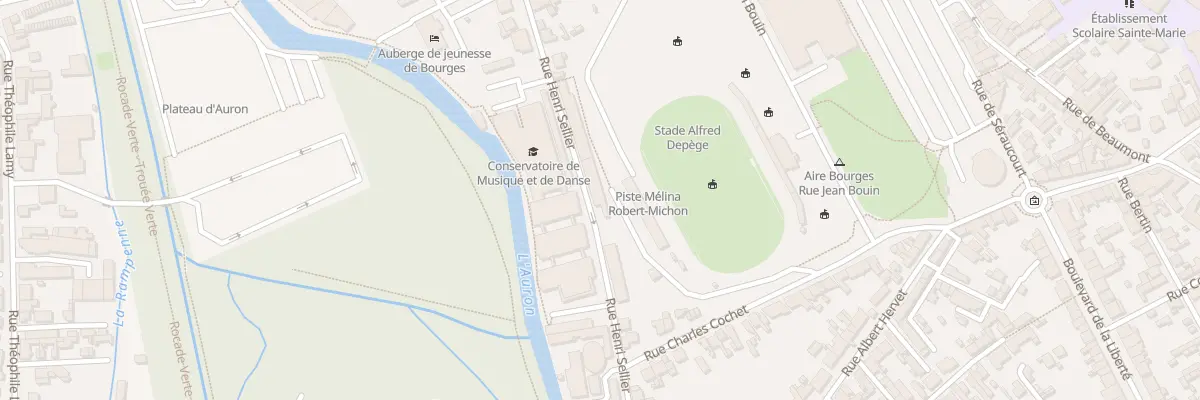 Plan du 41 Rue Henri sellier à Bourges