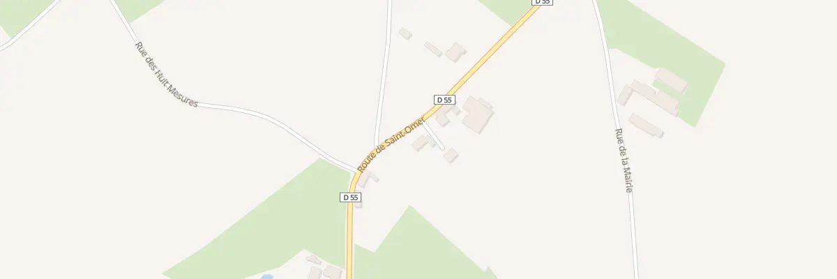 Plan du 1308 Rte de Saint-omer à Ochtezeele