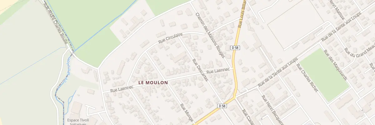 Plan du 17 Rue Descartes à Bourges