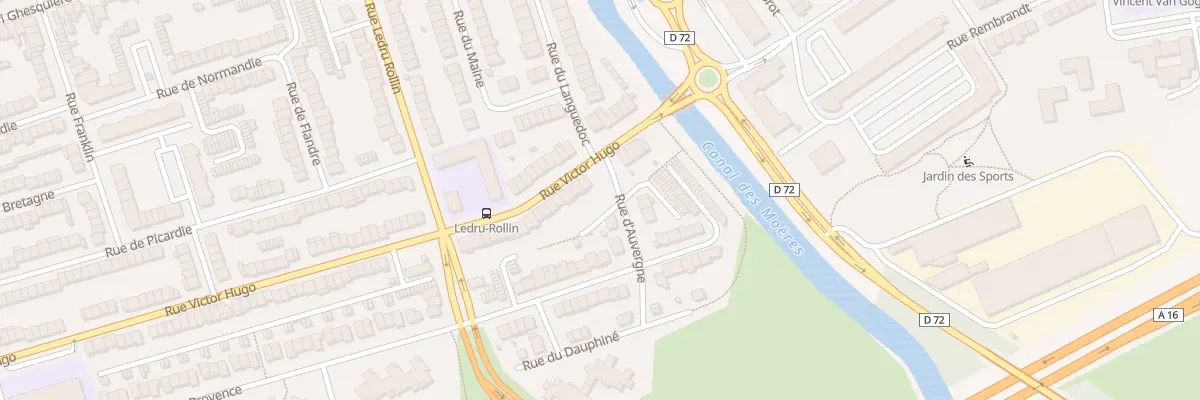 Plan du 288 Rue Victor Hugo à Coudekerque-Branche