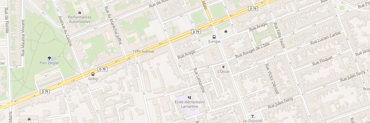 Plan du 31 Rue Lamartine à Dunkerque