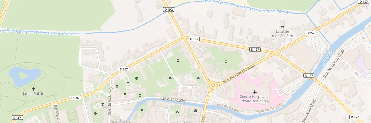 Plan du 13 Rue de Saint-martin à Aire-sur-la-Lys