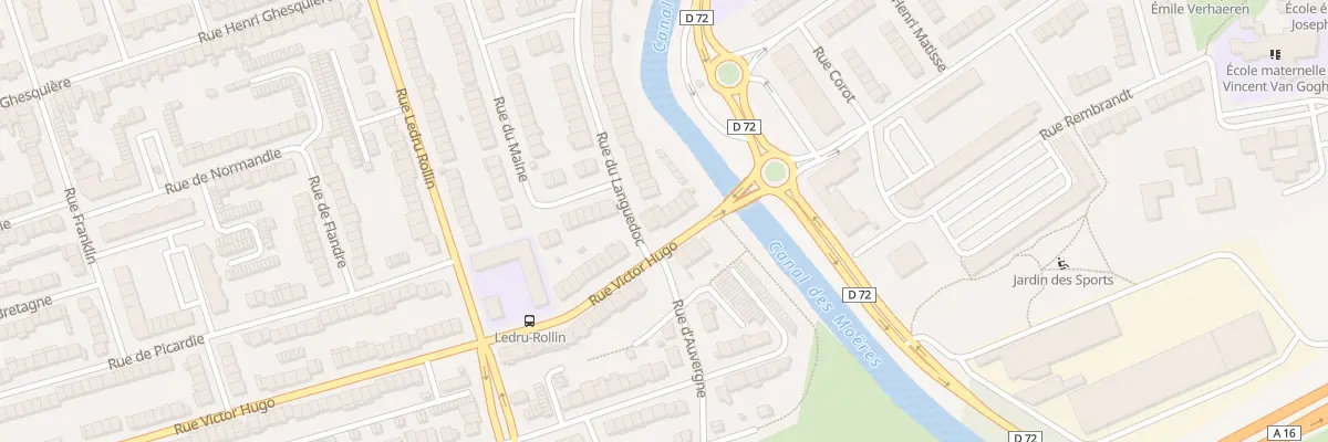 Plan du 223 Rue Victor Hugo à Coudekerque-Branche
