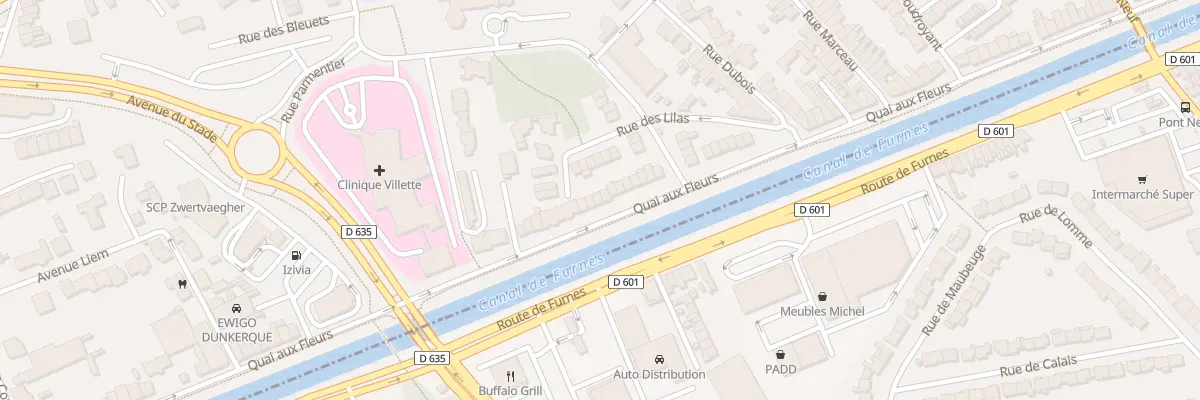 Plan du 465 Quai aux Fleurs à Dunkerque