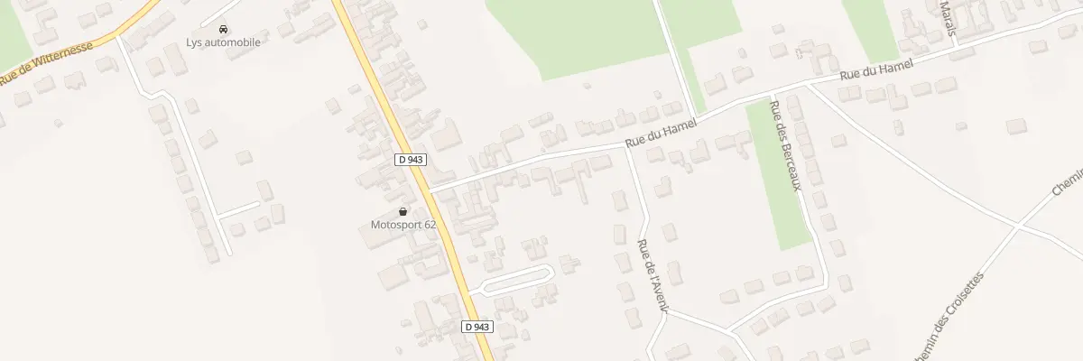 Plan du 90 Rue du Hamel à Lambres-lez-Aire